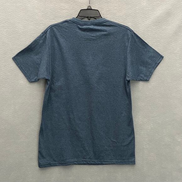 Hybrid MTV Men's Size Medium "I Want My MTV" T-Shirt Crew Neck Blue Heather NEW - Picture 2 of 5